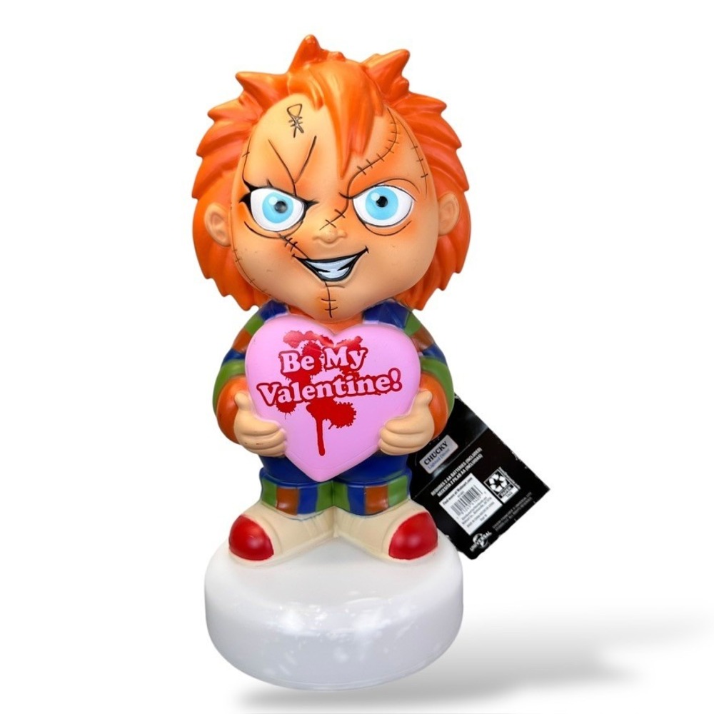 Chucky Be My Valentine Lamp Decor Halloween Horror Valentine's Gift